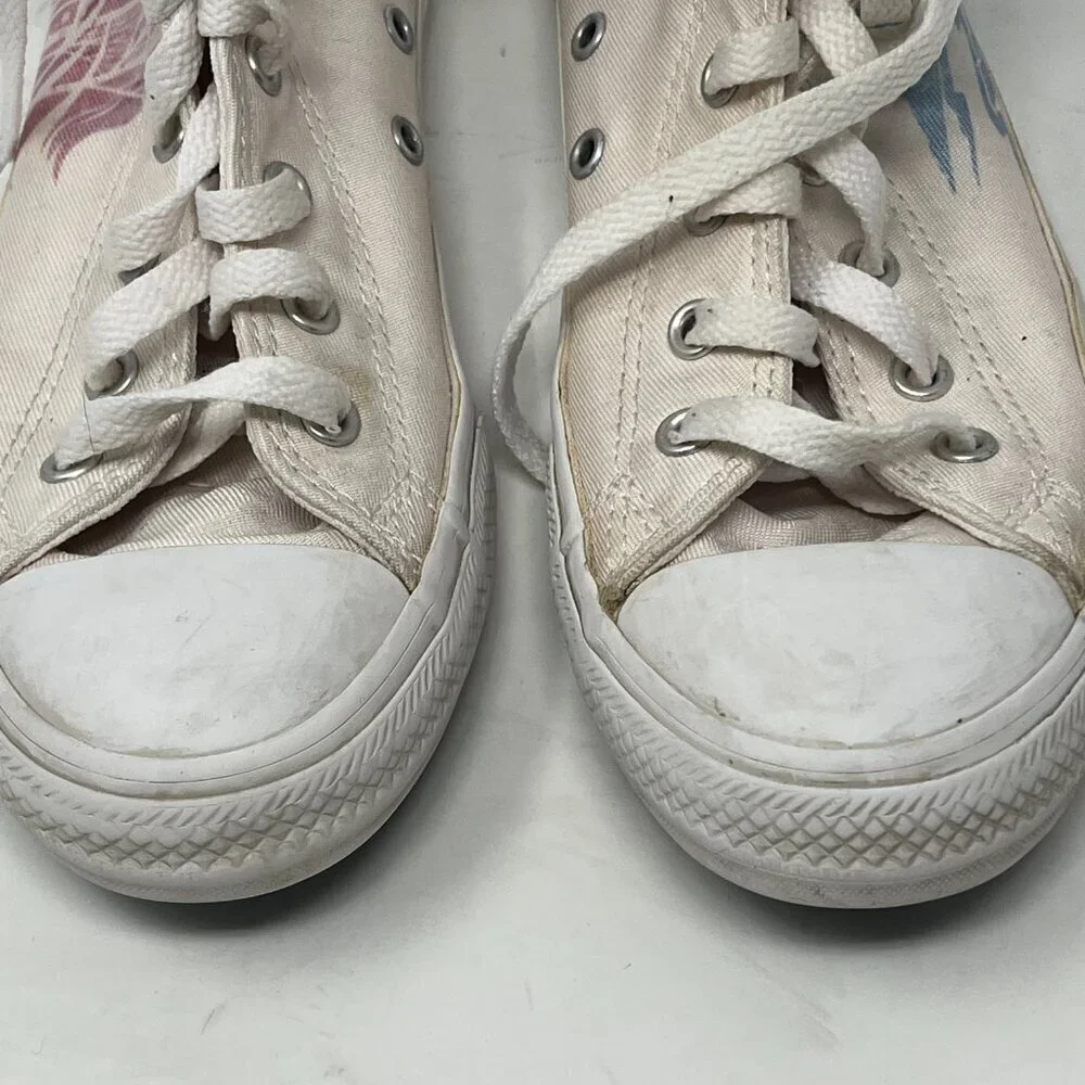 Converse All Star Frozen high-tops shoes 3 girls cream